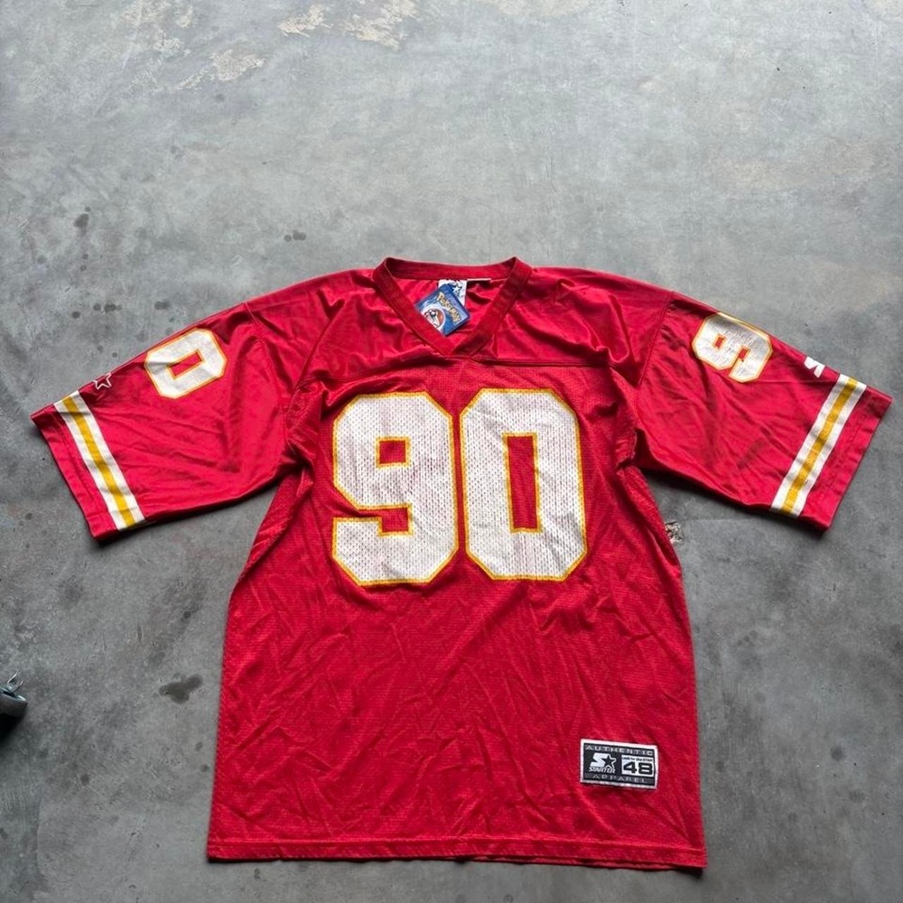 Vintage 90s Starter Kansas City Chiefs Neil smith jersey